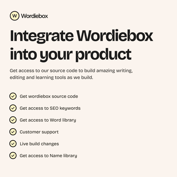 Wordiebox apps Source code